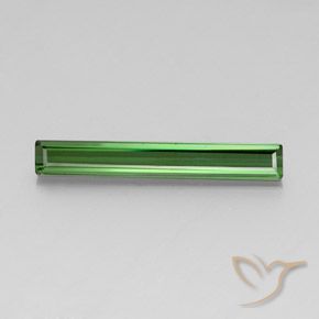 3.10ct Натуральный Средний зеленый Турмалин, Изумрудная огранка, Чистота VS