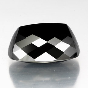 40.56 карата, натуральный Шерл Турмалин, Подушка Крой, Непрозрачный