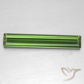 2.23ct Натуральный Травянисто-зелёный Турмалин, Изумрудная огранка, Чистота VS