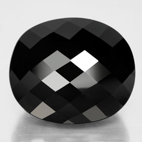 36.52 карата, натуральный Шерл Турмалин, Огранка Овал, Непрозрачный