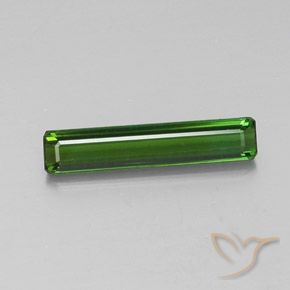2.13ct Натуральный Средне-темно-зеленый Турмалин, Изумрудная огранка, VVS-VS