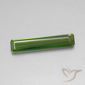 2.55ct Натуральный Темно-зеленый Турмалин, Изумрудная огранка, VS-SI