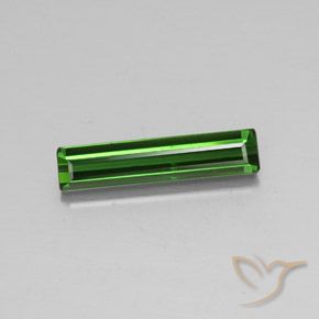 2.39ct Натуральный Средне-темно-зеленый Турмалин, Изумрудная огранка, Чистота VS