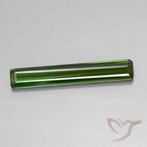 2.13ct Натуральный Землисто-зеленый Турмалин, Изумрудная огранка, VVS-VS