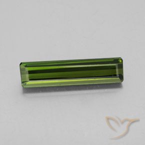 2.49ct Натуральный Средний зеленый Турмалин, Изумрудная огранка, Чистота VS