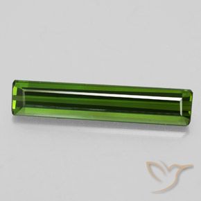 2.36ct Натуральный Темно-зеленый Турмалин, Изумрудная огранка, VVS-VS