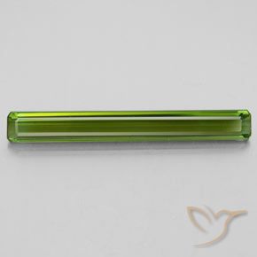 2.27ct Натуральный Темно-зеленый Турмалин, Изумрудная огранка, Чистота VVS