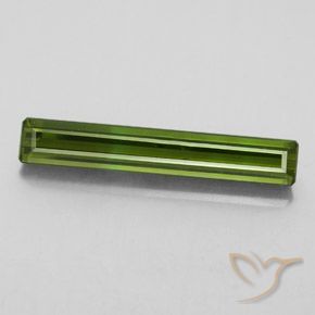 2.61ct Натуральный Землисто-зеленый Турмалин, Изумрудная огранка, Чистота VVS
