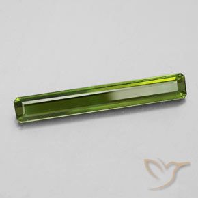 2.14 карата, натуральный Темно-зеленый Турмалин, Октагон / Изумрудная Огранка, Чистота VVS