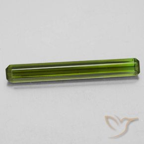 2.28ct Натуральный Средний зеленый Турмалин, Изумрудная огранка, Чистота VVS
