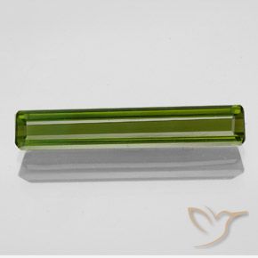 2.29ct Натуральный Теплый зеленый Турмалин, Изумрудная огранка, Чистота VVS