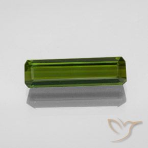 2.36ct Натуральный Водоросли зеленые Турмалин, Изумрудная огранка, Чистота VVS