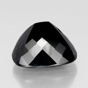 Натуральный Шерл Турмалин 22,46 карата Подушка Крой, Непрозрачный