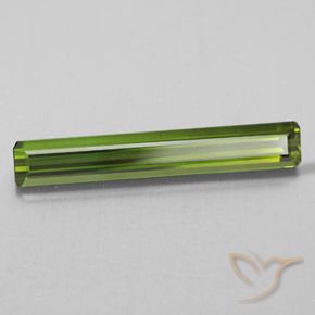 2.28 карата, натуральный Medium Light Green Турмалин, Октагон / Изумрудная Огранка, Чистота VVS