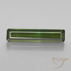 2.57ct Натуральный Medium Light Green Турмалин, Изумрудная огранка, VVS-VS