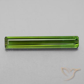 2.98ct Натуральный Желтовато-зеленый Турмалин, Изумрудная огранка, VVS-VS