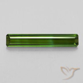 2.29ct Натуральный Землисто-зеленый Турмалин, Изумрудная огранка, Чистота VVS