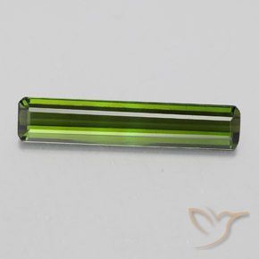 2.31ct Натуральный Средний зеленый Турмалин, Изумрудная огранка, VVS-VS