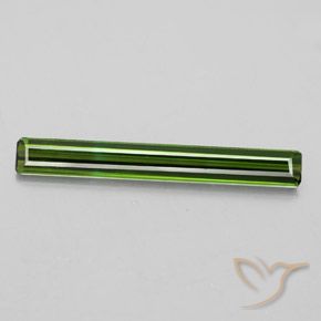 2.08ct Натуральный Темно-зеленый Турмалин, Изумрудная огранка, Чистота VS
