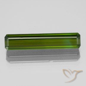 2.83ct Натуральный Землисто-зеленый Турмалин, Изумрудная огранка, Чистота VS