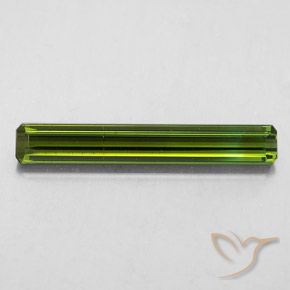 2.03ct Натуральный Темно-зеленый Турмалин, Изумрудная огранка, VS-SI