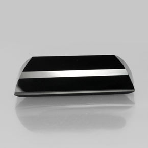 48.28 карата, натуральный Шерл Турмалин, Огранка Багет, Непрозрачный