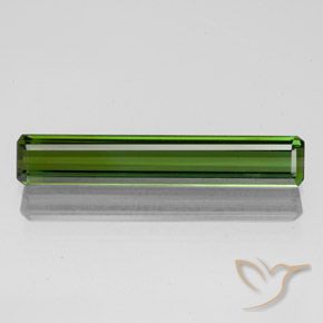 1.38ct Натуральный Водоросли зеленые Турмалин, Изумрудная огранка, VVS-VS