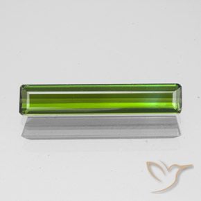 1.45ct Натуральный Желтовато-зеленый Турмалин, Изумрудная огранка, VVS-VS