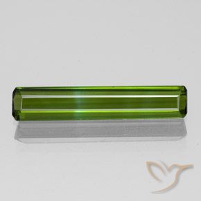 1.16ct Натуральный Темно-зеленый Турмалин, Изумрудная огранка, VVS-VS