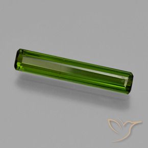 1.66 карата, натуральный Темно-зеленый Турмалин, Октагон / Изумрудная Огранка, SI