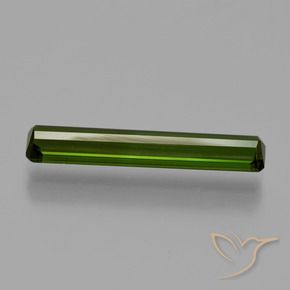 1.66 карата, натуральный Темно-зеленый Турмалин, Октагон / Изумрудная Огранка, SI