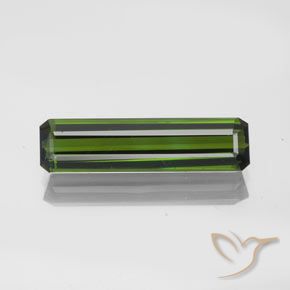 1.83ct Натуральный Темно-зеленый Турмалин, Изумрудная огранка, VVS-VS
