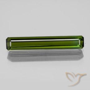 1.80ct Натуральный Темно-зеленый Турмалин, Изумрудная огранка, VVS-VS