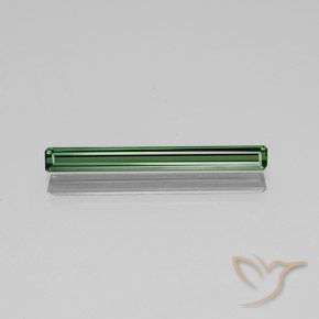 2.21ct Натуральный Травянисто-зелёный Турмалин, Изумрудная огранка, VVS-VS