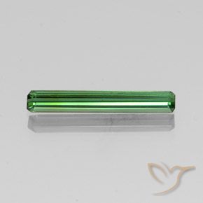 1.53ct Натуральный Зеленый Турмалин, Изумрудная огранка, VVS-VS