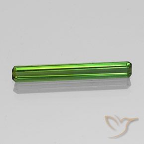 1.69ct Натуральный Средний зеленый Турмалин, Изумрудная огранка, VVS-VS