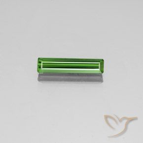 1.93ct Натуральный Зеленый Турмалин, Изумрудная огранка, VVS-VS