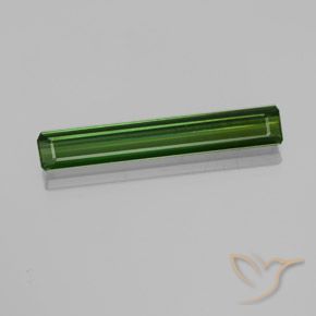2.87ct Натуральный Темно-зеленый Турмалин, Изумрудная огранка, VVS-VS