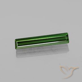 2.11ct Натуральный Землисто-зеленый Турмалин, Изумрудная огранка, Чистота VVS