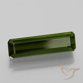 1.62 карата, натуральный Травянисто-зелёный Турмалин, Октагон / Изумрудная Огранка, Чистота VS