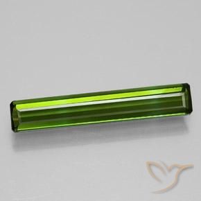 1.08ct Натуральный Землисто-зеленый Турмалин, Изумрудная огранка, Чистота VVS
