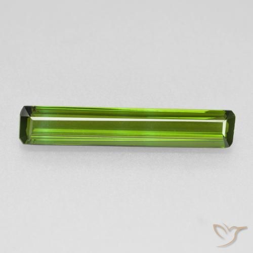 1.53ct Натуральный Водоросли зеленые Турмалин, Изумрудная огранка, VVS-VS