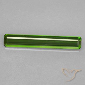 1.69ct Натуральный Травянисто-зелёный Турмалин, Изумрудная огранка, VVS-VS