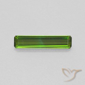 1.22ct Натуральный Средний зеленый Турмалин, Изумрудная огранка, Чистота VS