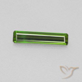 1.60ct Натуральный Темно-зеленый Турмалин, Изумрудная огранка, VVS-VS