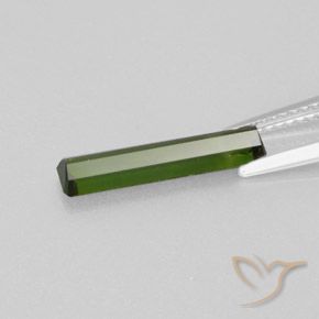 1.60 карата, натуральный Темно-зеленый Турмалин, Октагон / Изумрудная Огранка, VVS-VS