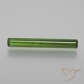 1.27ct Натуральный Землисто-зеленый Турмалин, Изумрудная огранка, Чистота VS