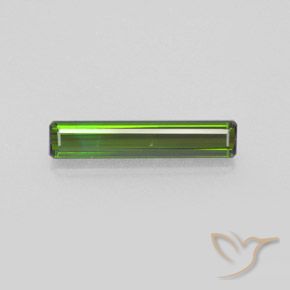 1.49ct Натуральный Средний зеленый Турмалин, Изумрудная огранка, Чистота VVS