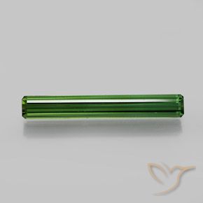 1.76ct Натуральный Темно-зеленый Турмалин, Изумрудная огранка, VVS-VS