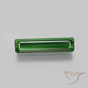 1.77ct Натуральный Зеленый Турмалин, Изумрудная огранка, Чистота VS